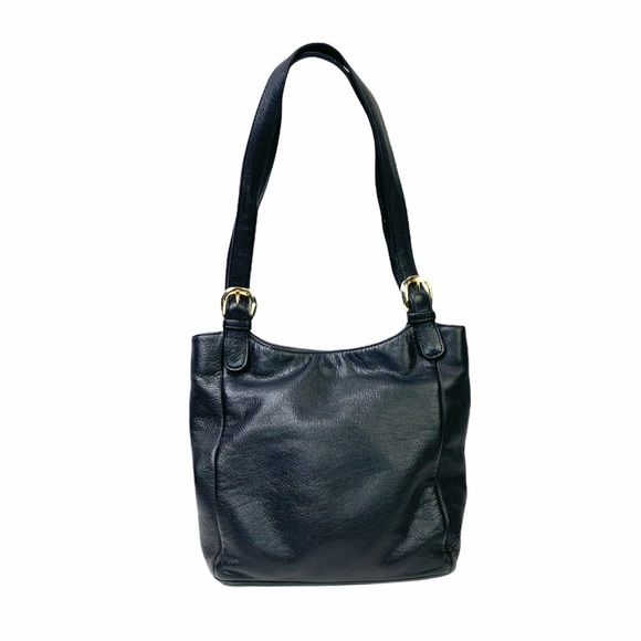 A. Giannetti Black small Leather Tote Shoulder Bag - Picture 6 of 13